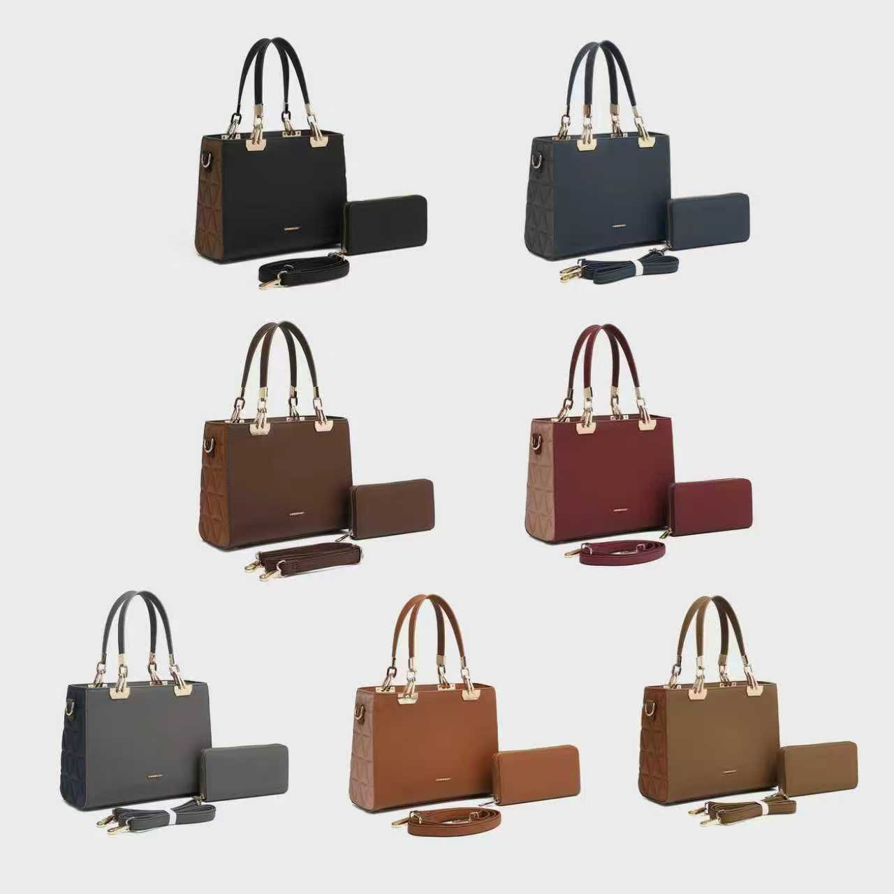 Chrisrosy Two-Tone Quilted Satchel: A structured burgundy and pink handbag featuring diamond-quilted side panels, dual top handles with gold-tone hardware, and side attachment points for a crossbody strap.